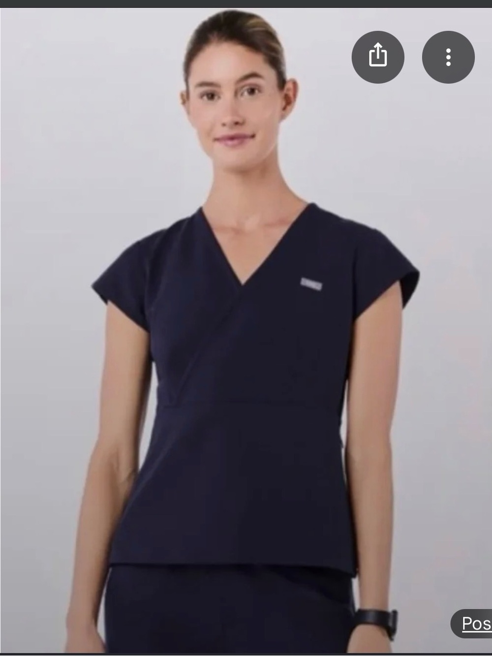 fogs tivoli peplum top black